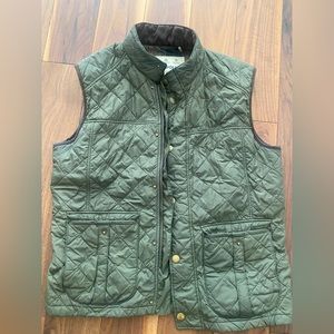 Barbour Vest Size Medium Olive Green